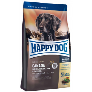 Afbeelding Happy Dog Supreme - Sensible Canada - 12.5 kg door Brekz.nl