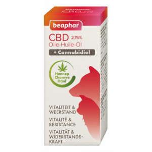 Afbeelding Beaphar CBD Olie 2,75% - 10 ml door Brekz.nl