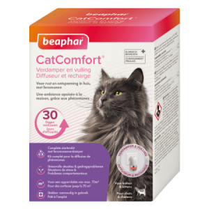 Afbeelding Beaphar CatComfort Verdamper voor de kat 48ml 2 Navullingen door Brekz.nl
