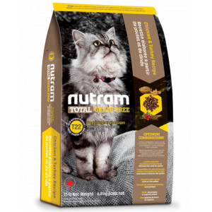 Nutram Graanvrij Kalkoen, Kip & Eend T22 kattenvoer 6,8 kg
