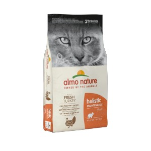 Almo Nature Holistic Adult Kalkoen en Rijst kattenvoer 12 kg