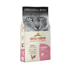 Afbeelding Almo Nature Holistic Kitten Kip & Rijst kattenvoer 2 kg door Brekz.nl