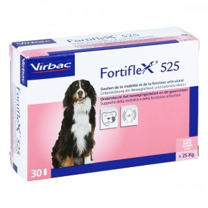 Virbac Fortiflex 525 - hond vanaf 25 kg 2 x 30 tabletten