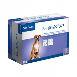 Virbac Fortiflex 375 - hond 15 tot 25 kg 2 x 30 tabletten