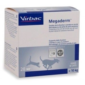 Virbac Megaderm Monodosering - hond & kat tot 10 kg/ 28 zakjes