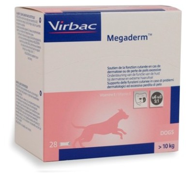 Virbac Megaderm Monodosering - hond vanaf 10 kg/ 28 zakjes