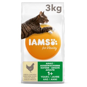 Afbeelding Iams Adult Kip kattenvoer 3 kg door Brekz.nl