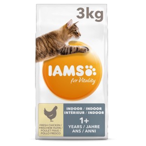 Afbeelding Iams for Vitality Adult Indoor kattenvoer 10 kg door Brekz.nl