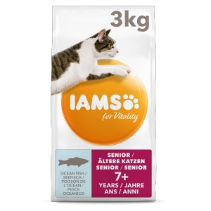 Afbeelding Iams Cat Senior 3 kg - Kattenvoer - Zeevis door Brekz.nl