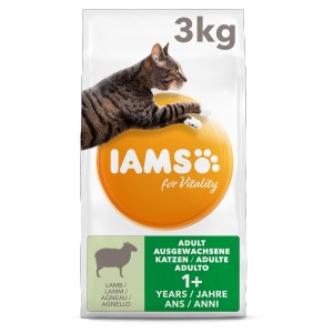 Iams for Vitality Adult Lam kattenvoer 10 kg