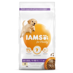 Afbeelding Iams Puppy & Junior Large Breed Hondenvoer 12 kg door Brekz.nl