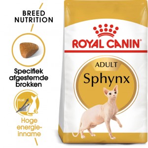 Afbeelding Royal Canin Adult Sphynx kattenvoer 10 kg door Brekz.nl