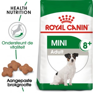 Afbeelding Royal Canin Mini Adult 8+ hondenvoer 4 kg door Brekz.nl