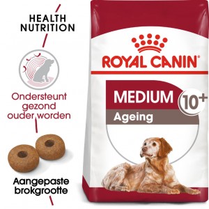 Afbeelding Royal Canin Medium Ageing 10+ hondenvoer 3 kg door Brekz.nl