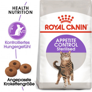 Afbeelding Royal Canin Sterilised Appetite Control kattenvoer 2 x 10 kg door Brekz.nl