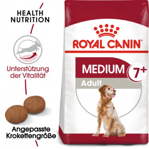 Afbeelding Royal Canin Medium Adult 7+ hondenvoer 15 + 3 kg gratis door Brekz.nl