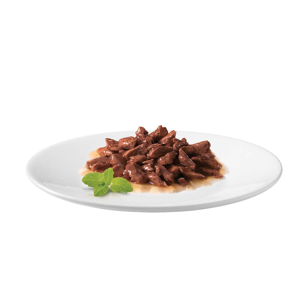 Gourmet Mon Petit Kleine Porties kattenvoer met rund, met kalf, met lam 6x50g