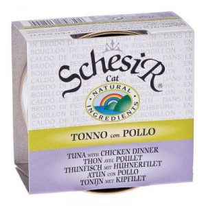 Schesir Tonijn met Kipfilet in visbouillon Per 14 Schesir Tonijn met Kipfilet in visbouillon Per 14