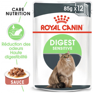 Afbeelding Royal Canin Pouch Digest Sensitive kattenvoer In Saus door Brekz.nl