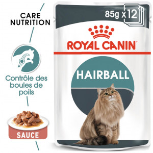Afbeelding Royal Canin Pouch Hairball Care kattenvoer In Saus door Brekz.nl