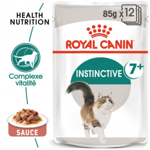 Afbeelding Royal Canin Pouch Instinctive +7 kattenvoer In Saus door Brekz.nl