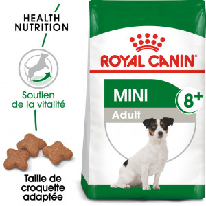 Afbeelding Royal Canin Mini Adult 8+ hondenvoer 8 kg door Brekz.nl