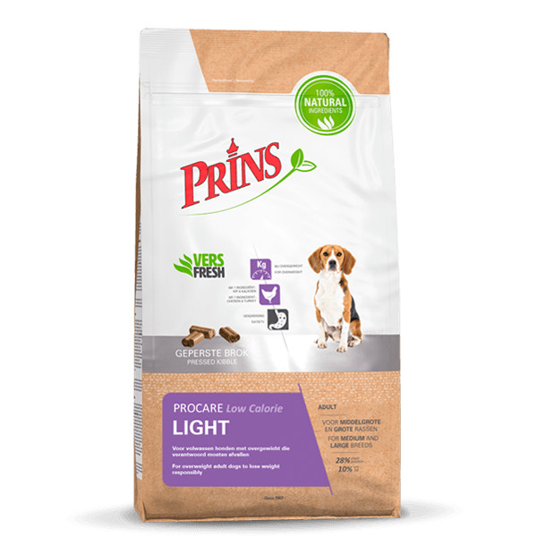 Prins ProCare Low Calorie Light hondenvoer