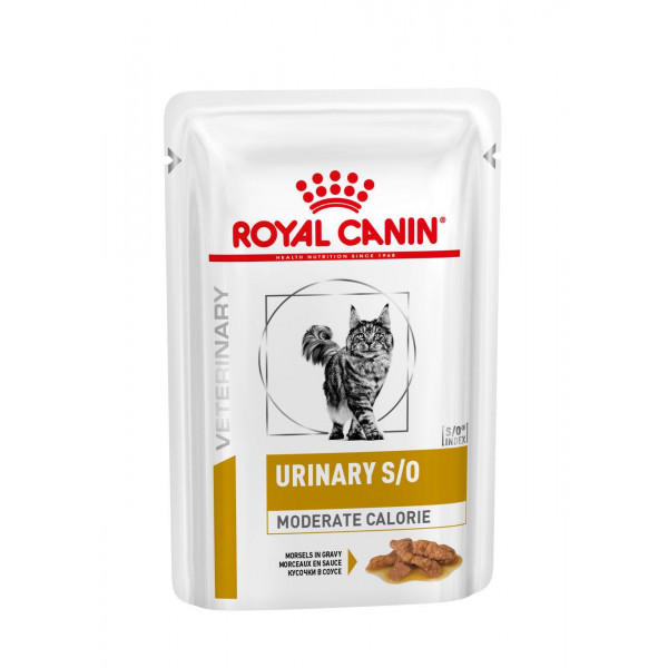 Royal Canin Veterinary Urinary S/O Moderate Calorie zakjes kattenvoer 4 dozen (48 x 85 g)