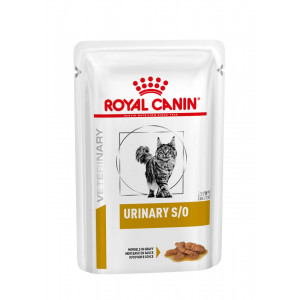 Royal Canin Veterinary Urinary S/O Morsels in Gravy zakjes kattenvoer 8 dozen (96 x 85 gr)