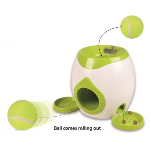 Afbeelding FLAMINGO Interactief apporteer & trakteer hondenspeeltje Wilson 517922 door Brekz.nl