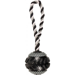 Afbeelding Gladiator Curling Ball met touw voor de hond Per stuk door Brekz.nl