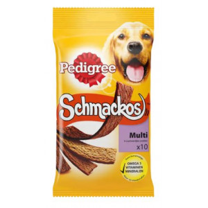 Afbeelding Pedigree Schmackos Multi - Hondensnacks - 10 stuks door Brekz.nl