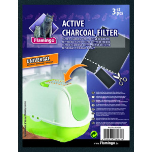 Afbeelding koolfilter voor kattenbak universeel Per 3 door Brekz.nl