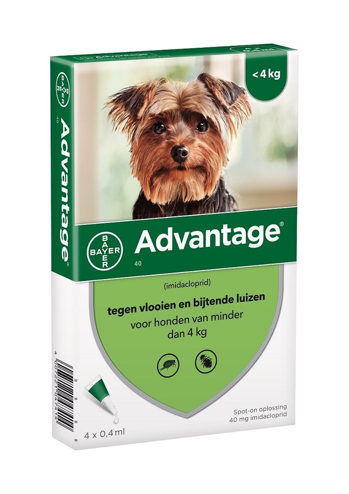 Advantage Nr. 40. 4kg) hond goedkoop bestellen