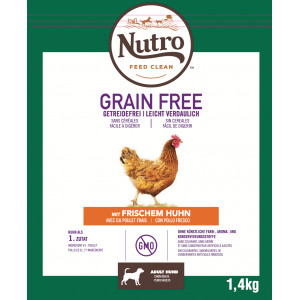 Afbeelding Nutro Grain Free Adult Medium Kip hondenvoer 1.4 kg door Brekz.nl