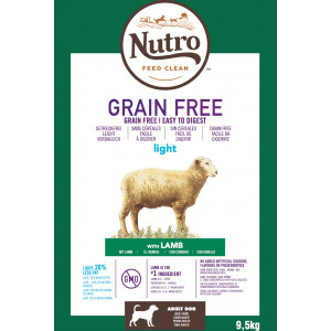 Afbeelding Nutro Grain Free Adult Light Lam hondenvoer 9.5 kg door Brekz.nl