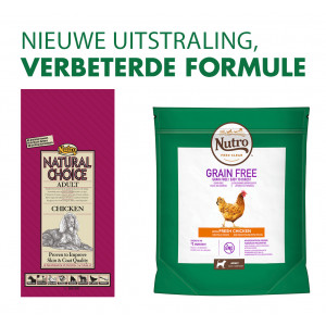 Afbeelding Nutro Choice Adult Kip hondenvoer 2 kg door Brekz.nl