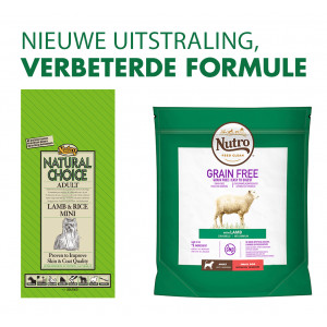 Afbeelding Nutro Choice Mini Lam & Rijst hondenvoer 7 kg door Brekz.nl