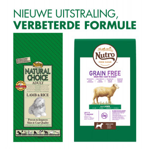 Afbeelding Nutro Choice Adult Lam & Rijst hondenvoer 2 kg door Brekz.nl