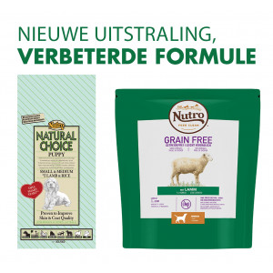 Afbeelding Nutro Choice Puppy Small/Medium Lam & Rijst hondenvoer 12 kg door Brekz.nl