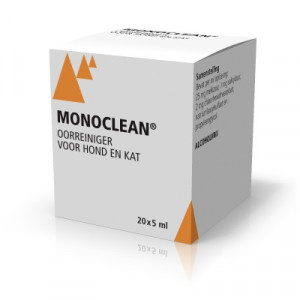 Monoclean Oorreiniger voor hond en kat - 20 x 5ml 20 x 5 ml