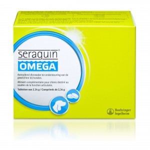 Seraquin Omega supplement voor de hond 3 x 60 tabletten afbeelding