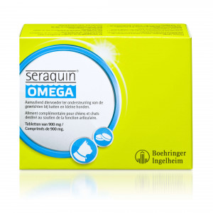 Afbeelding Seraquin Omega - Kat - 60 tabletten door Brekz.nl