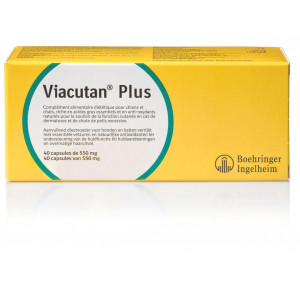 Afbeelding Viacutan Plus - 40 capsules - 550 mg door Brekz.nl