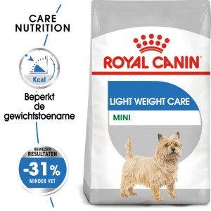 Afbeelding Royal Canin Mini Light Weight Care hondenvoer 2 x 8 kg door Brekz.nl