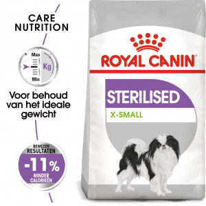 Afbeelding Royal Canin X-Small Sterilised hondenvoer 1.5 kg door Brekz.nl