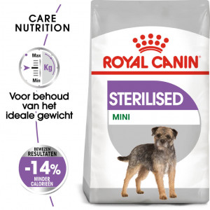 Afbeelding Royal Canin Mini Sterilised hondenvoer 8 kg door Brekz.nl