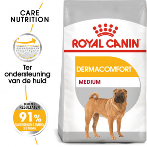 Afbeelding Royal Canin Medium Dermacomfort hondenvoer 3 kg door Brekz.nl