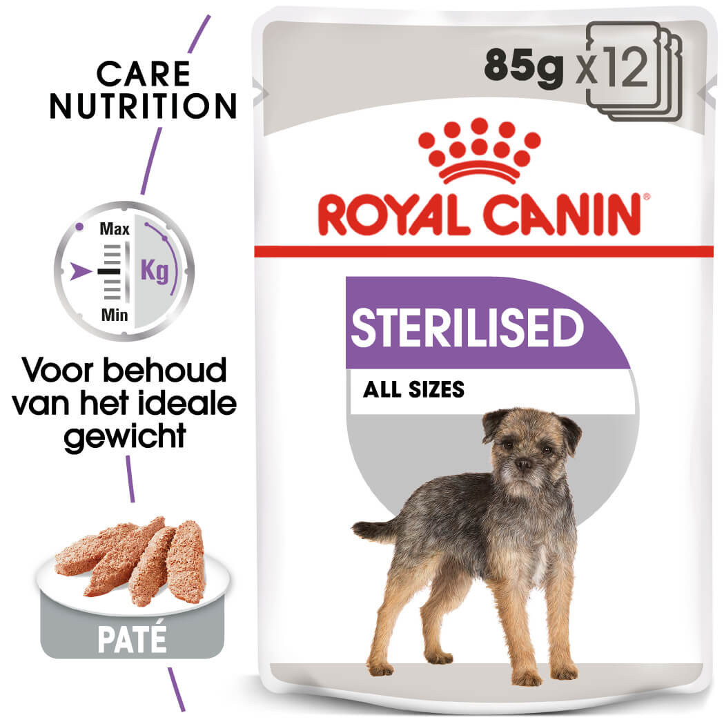 Ritueel functie Toestemming Royal Canin Sterilised Natvoer voor uw hond bestelt u online bij
