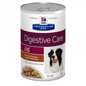 Hill's Prescription Diet I/D Digestive Care stoofpotje voor hond met kip en groenten blik 2 trays (48 x 156 g)